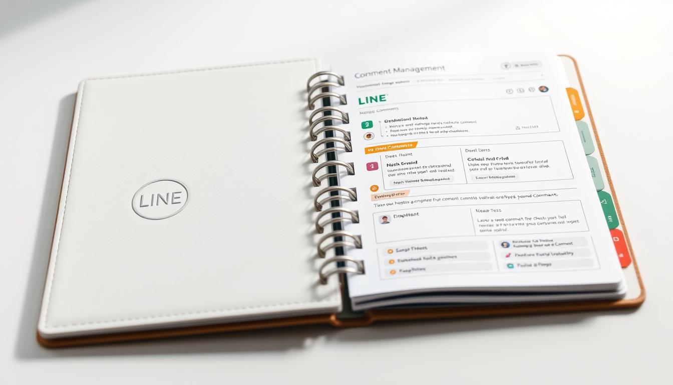 line ノート コメント 削除