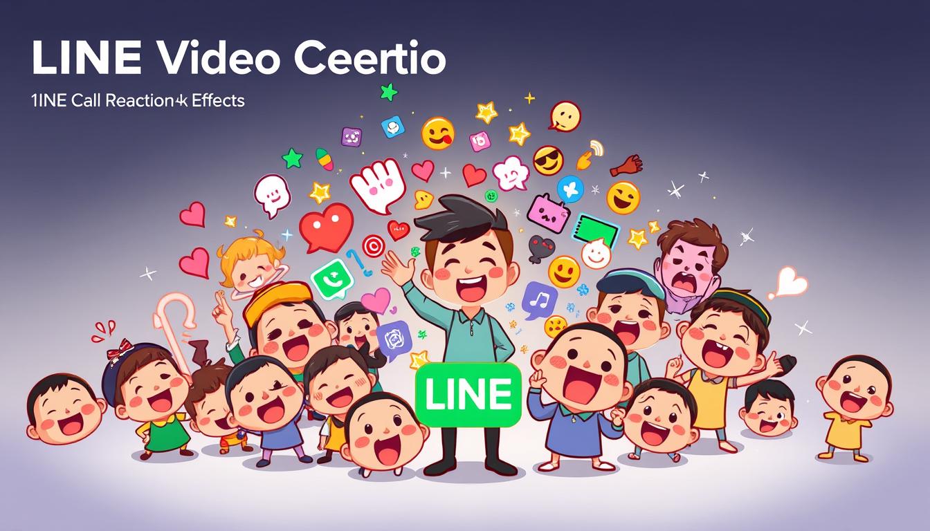 line ピース 風船