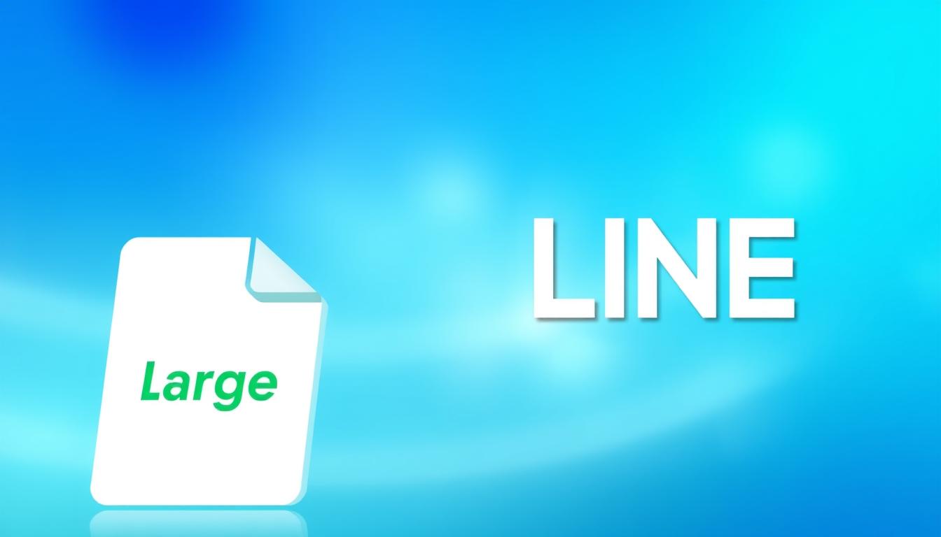 line 添付ファイル 容量