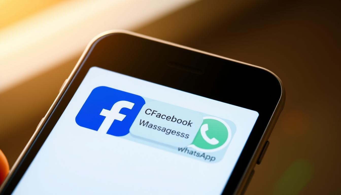 facebook whatsappメッセージを確認してください