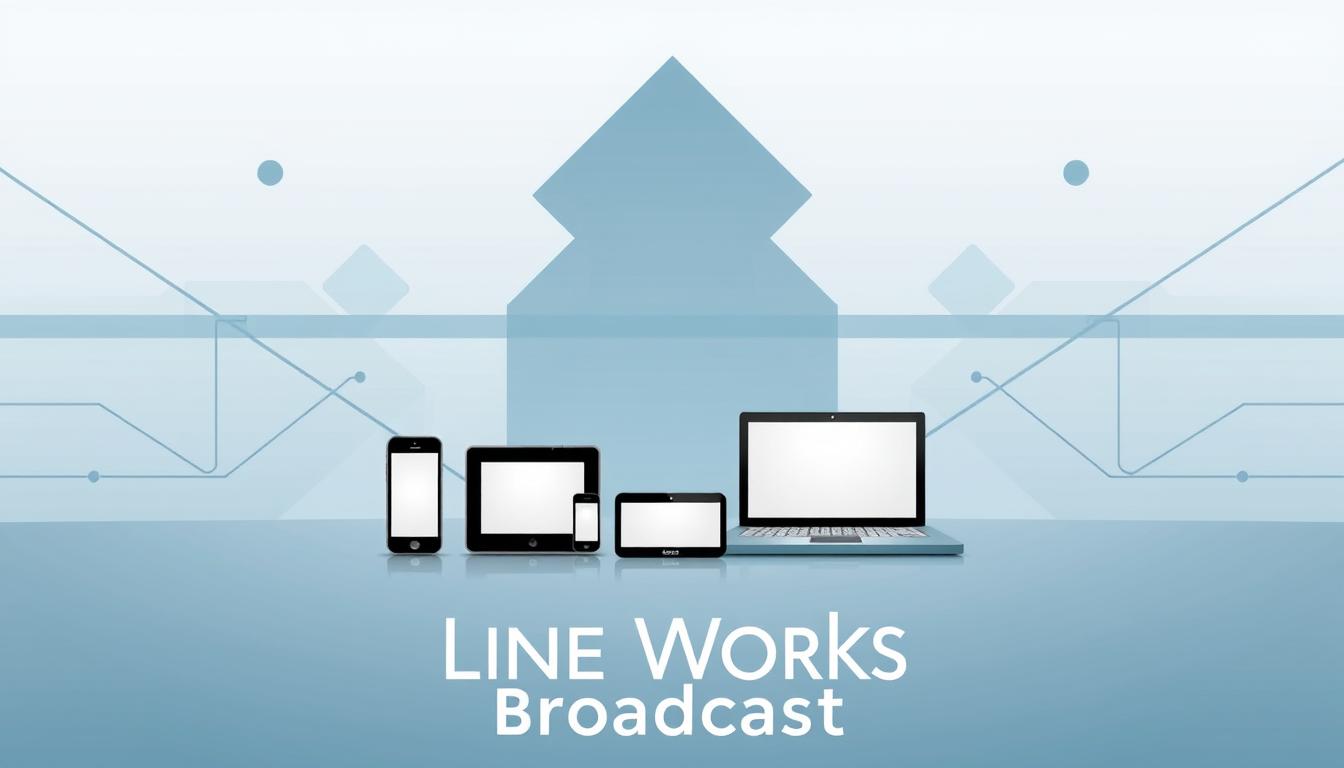 ライン ワークス 一斉 送信