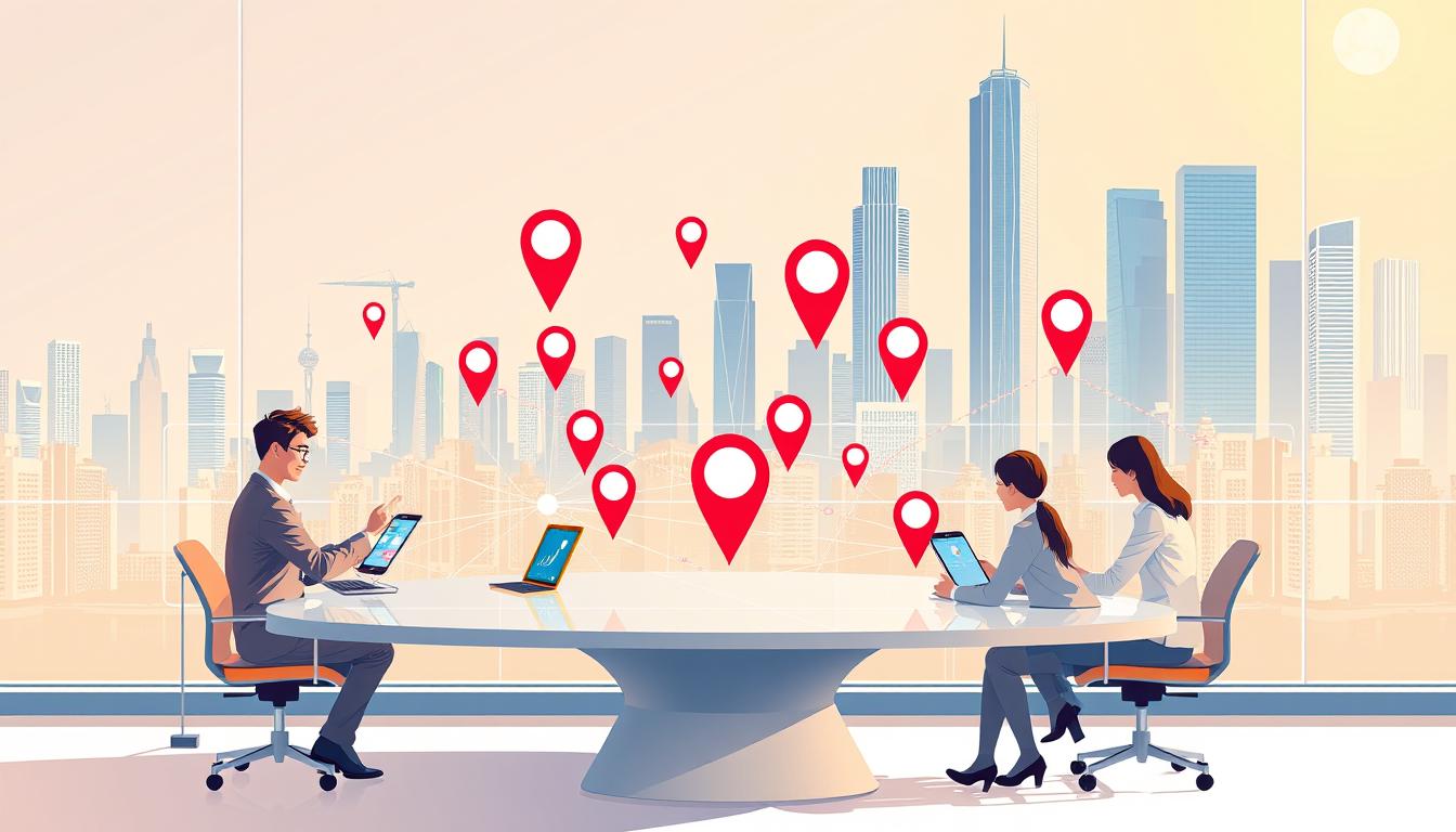 ライン ワークス 位置 情報