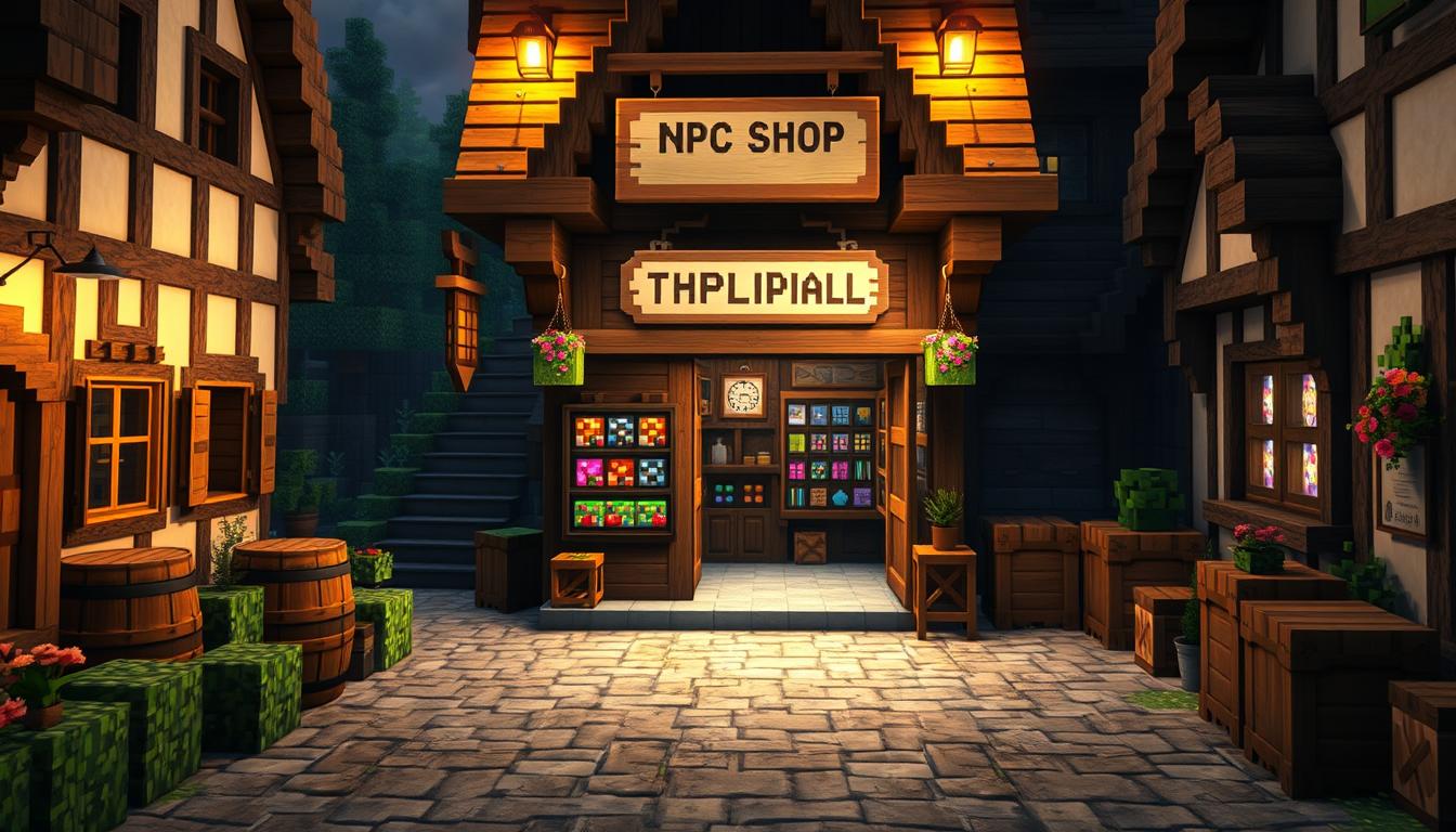 マイクラ npcショップ