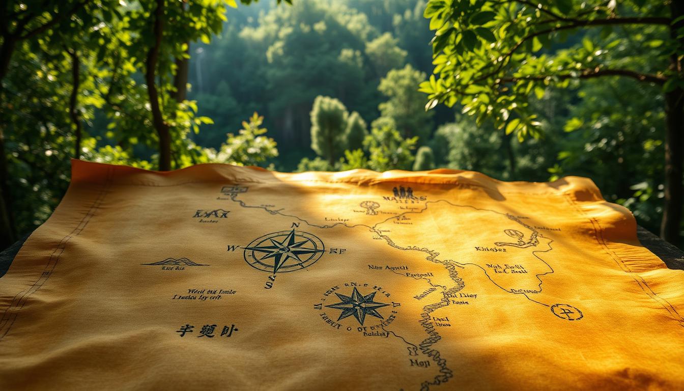 マイクラ 宝の地図 見方