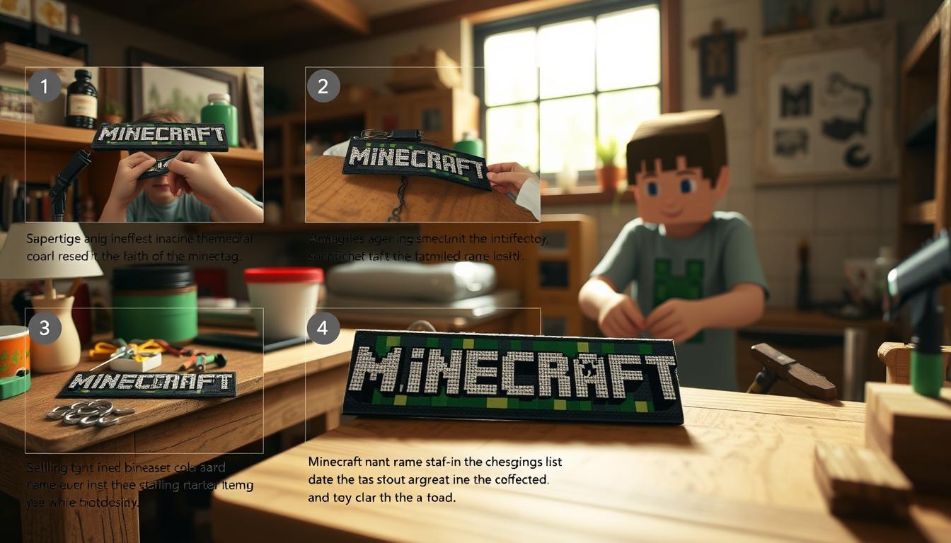 マイクラ 名札 作り方