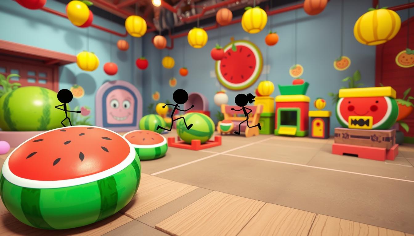 スイカゲーム 棒人間