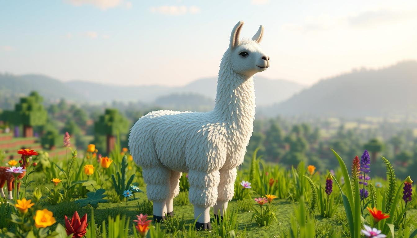 マイクラ ラマ 餌